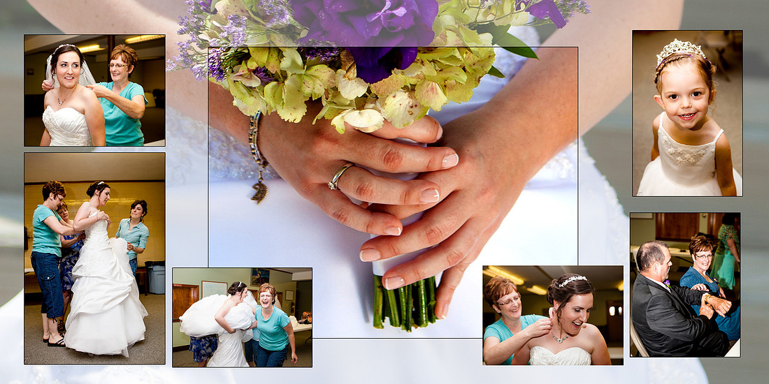 Wedding photography bride preparation album the focus photography