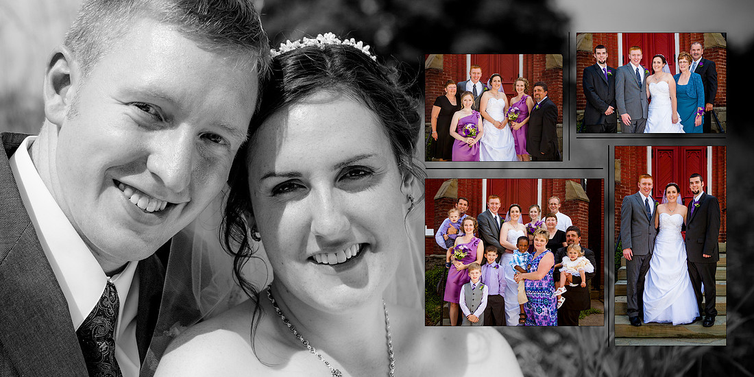 Family wedding photography harrisburg pa the focus photography album