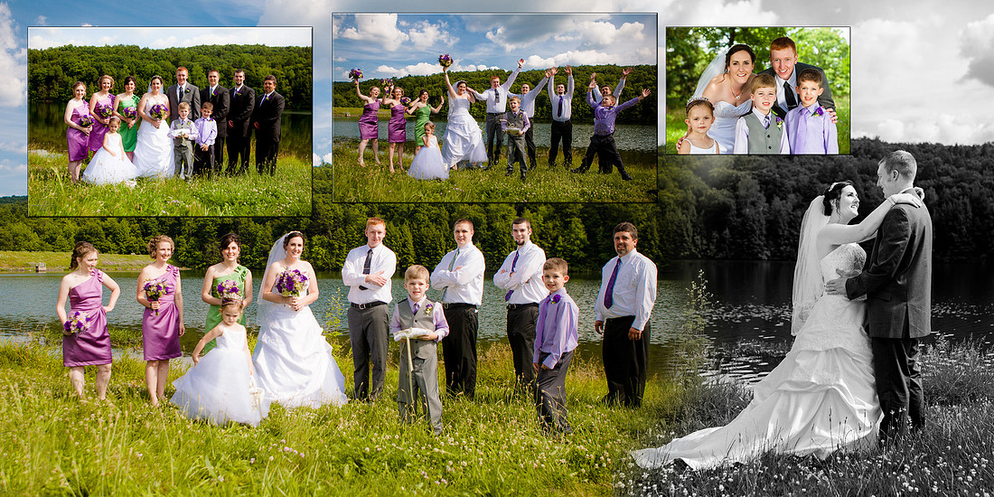 Wedding party photography harrisburg pa the focus photography album