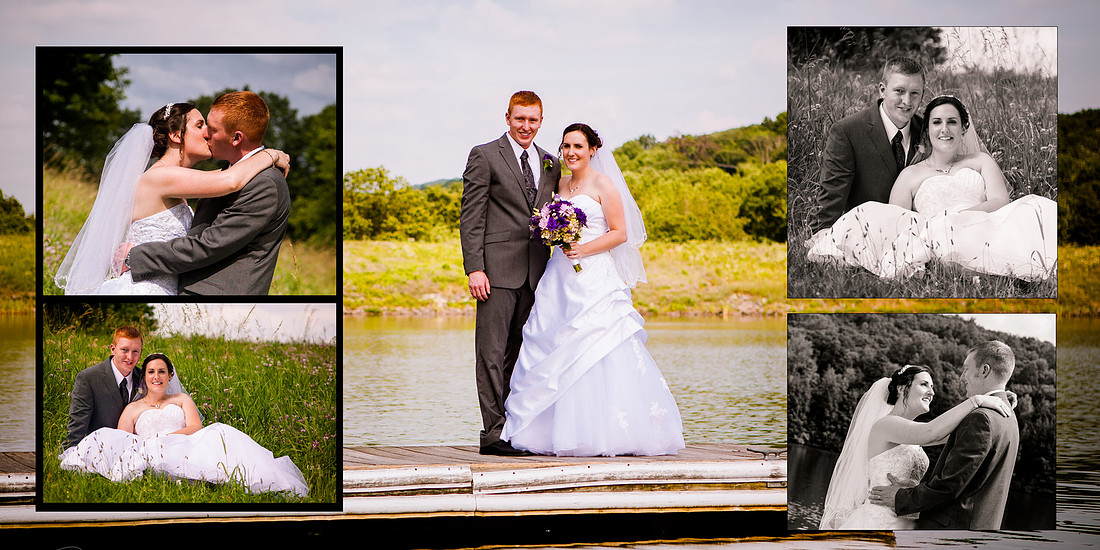 Bride and Groom wedding photography harrisburg pa the focus photography album