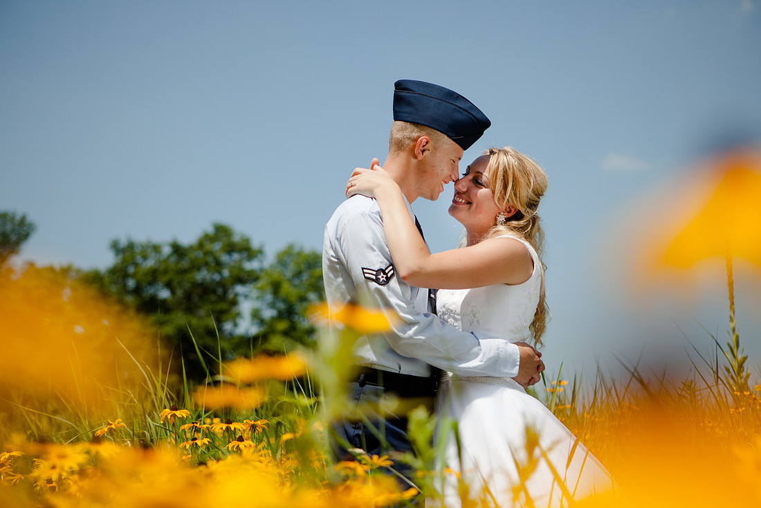 bride groom portraits gettysburg pennsylvania battlefield first look military ariforce photography photographer rose finley the focus photography do not copy copyright